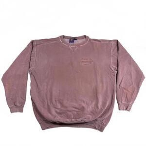 Flash Avanti faded red crewneck mens sweater Large